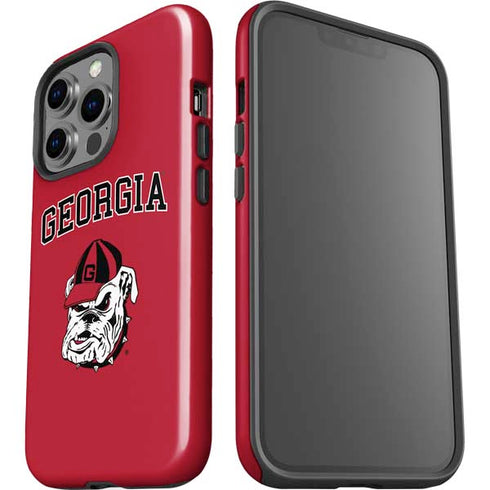 University of Georgia Bulldogs Logo iPhone 15 Pro Impact Case